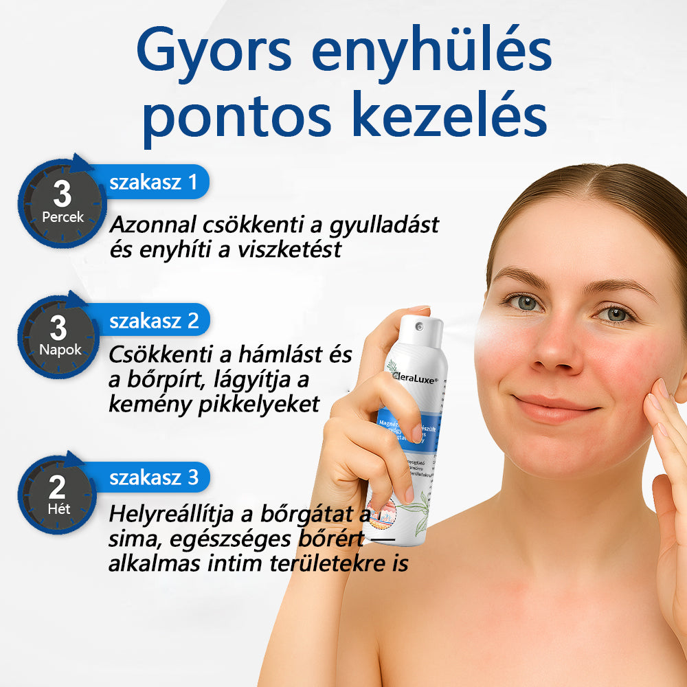 CleraLuxe®  Magnézium Gyógynövényes Pszoriázis Spray🌟🌟