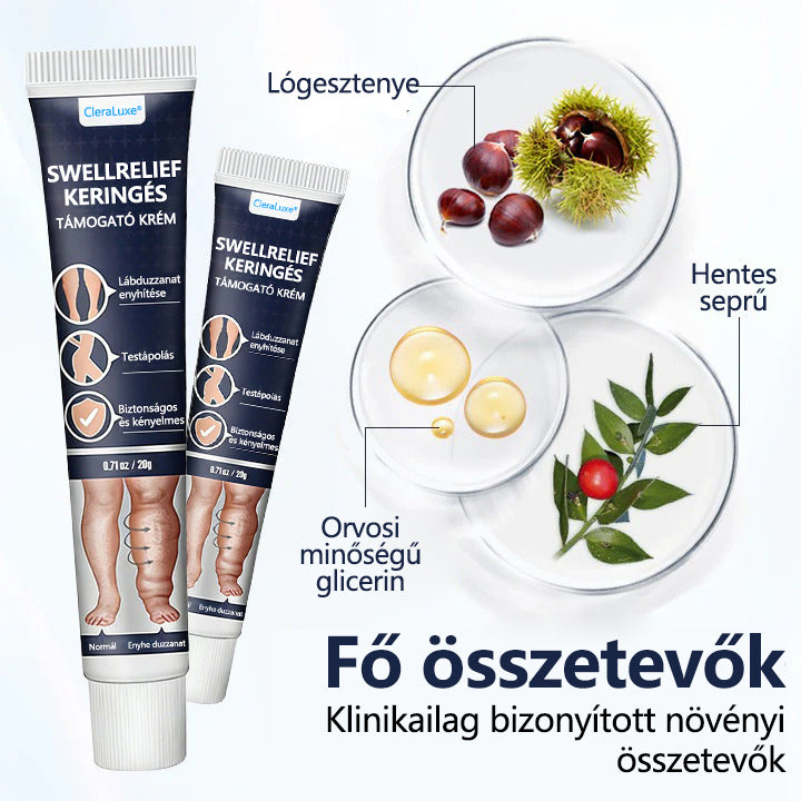 CleraLuxe® SwellRelief keringéstámogató krém🎁