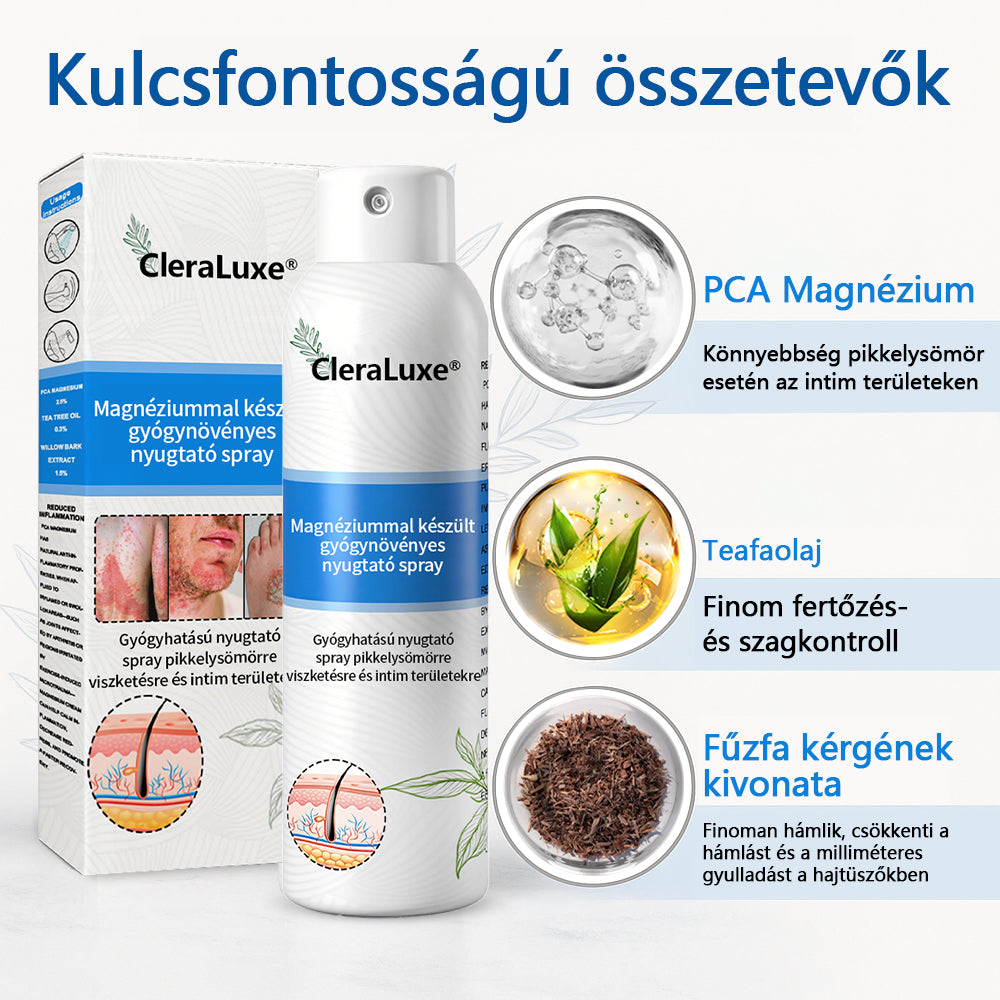 CleraLuxe®  Magnézium Gyógynövényes Pszoriázis Spray🌟🌟